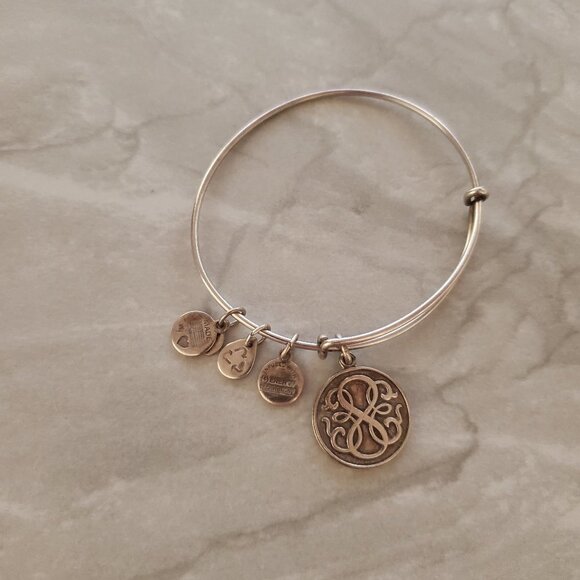 💖 Alex and ani Silver Path of Life Expandable Charm Bracelet Bangle 💖 - Picture 1 of 3